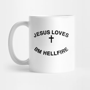 black midi jesus loves bm Mug